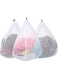 OKAKA 3Pcs Mesh Laundry Bags Washing Machine Mesh Wash Bags Jumbo for Delicates Clothes,Bed Linings,Toys with Drawstring Closure Durable(3 XXLarge 28 x 26 Inches)