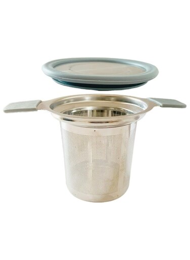 Stainless Steel Tea Infuser Strainer with Double Heat-Proof Handles and Extra Fine Mesh for Loose Leaf Tea