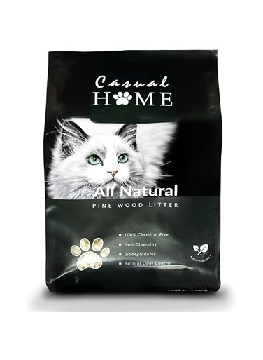 Casual Home 100% Natural Pine Wood Non-Clumping Cat Litter Wood Pellets