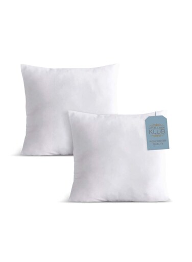 Linen Klub 2-Piece Cushion Fillers 65x65 cm &acirc;&euro;&ldquo; 700 Grams Each &acirc;&euro;&ldquo; Plush and Supportive with Non-Woven Outer Fabric &acirc;&euro;&ldquo; Perfect for Home D&Atilde;&copy;cor &amp; Couch Use