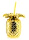 Cup for Hawaiian Luau Party, Plastic Pineapple Drink Cups with Lids and Straws, 25oz Hawaiian Cup Supply for Summer Party, Tropical Fruit Themed Beach