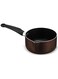 Non Stick Milk Pan with Pouring Spout &acirc;&euro;&ldquo; 18 cm (2.5 Ltr), Easy Pour Sauce &amp; Tea Pan for Daily Cooking &acirc;&euro;&ldquo; PFOA-Free, Durable Hard Enamel, Burgundy