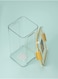 Royalford 700 Ml Square Airtight Container With A Lid-Rf11258 Plastic Container With A Silicone Sealing Ring Fitted Lid Transparent Storage Container, Yellow