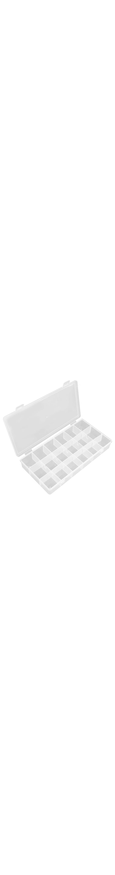 Grids Bead Organizer Box,Storage Rock Collection Box,Tape Organizer Box Organizer Plastic Organizer Box Bead Box Small Organizer Box (18 grids)