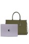 London Ladies Bag M1   Women&rsquo;s Elegant 15.6 inch Laptop Tote Bag Classy Computer Briefcase Green