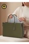 London Ladies Bag M1   Women&rsquo;s Elegant 15.6 inch Laptop Tote Bag Classy Computer Briefcase Green