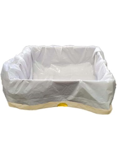 21 Pcs Cat Litter Liner, Jumbo Cat Litter Pan Liners, Easy Clean, Leak Proof, Strong, With Drawstring(37" x 18")