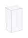 MECCANIXITY Acrylic Display Case Plastic Box Clear Assemble Dustproof Showcase 6.3x4.3x10 Inch for Collectibles Items