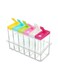 6 Piece Seasoning Spice Condiment Jars With Tray Multicolor