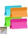 X spring Colorful Plastic Clothespins, 48 Pack Laundry Clothes Pins Clips with Heavy Duty Laundry Clothes Pins with Anti-Slip Design, Laundry Clothes Pins Plastic for Lanundry Bathroom Kitchen
