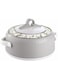 NAYASA Casserole Coral Hotpot, Stainless Steel insulated Hot Pot Attractive Insulated Food Containers That are Dishwasher Safe with Comfortable Handles (3500 ML, GRAY)