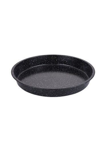 Smile Non-Stick Carbon Steel Round Cake Pan with Granite Coating &acirc;&euro;&ldquo; Oven Safe Baking Pan