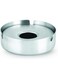 Kedge Stainless Steel Shiny Finish Stackable Rd Ashtray With Undercover, 10 cm X 3.5 cm Size