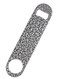 Hammered Effect Bar Blade with Black Dotted Iron Finish - 18cm