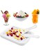 1Set Instant Ice Cream Maker, Rolled Ice Cream Maker, Instant Gelato Pan/Roll, Homemade DIY Ice Cream for Fun Parent-Child Activities for Families (White)