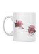 Printed Ceramic Mug White/Pink/Grey