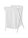 KNP Laundry bag with stand, white, 8 KG. It&rsquo;s lightweight and folds up so you can carry it to the washing machine, stow it in a closet &ndash; or hang it on a hook. It holds up to 8 kg of laundry.