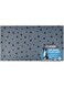 Drymate 16 By 28-Inch Dog Bowl With Large Place Mat In Paw Stripe Design, Grey/Black