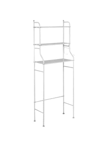 Dubai Gallery 3-Tier Bathroom Storage Rack White 58X24X164Cm