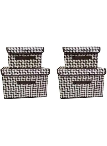 ALISSA 2Pcs Clothes Storage Bag Storage Bins For Clothes, Blankets, Comforters Home Blanket Luggage Organizer Bags Foldable Closet Organizers- 25cm * 19cm * 16cm, 36cm * 24cm * 23cm(Style - B)