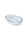 Oval Glass Baking Dish, 0.7 Lt Capacity, 20.6X13.6 Cm Diameter, 4.8 Cm Height - Clear