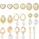 E2109-18 Ear Model Stud Earrings Jewelry