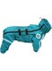Dogs Waterproof Jacket, Lightweight Waterproof Jacket Reflective Safety Dog Raincoat Windproof Snow-Proof Dog Vest for Small Medium Large Dogs (Lake blue, M)