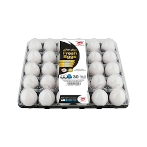 Al Ain Farms Fresh Large White Eggs 30 PCS