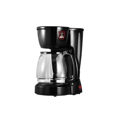900W Drip Coffee Maker with 1.6L Glass Carafe, Anti-Drip &amp; Auto-Insulation Function, Black

