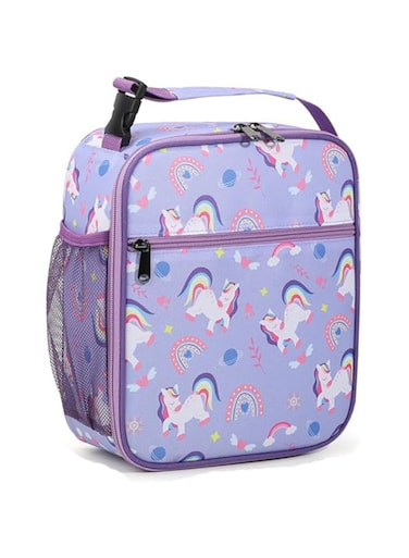YWhalep Cute Kids Lunch Bag for Girls Boys, School Reusable Lunch Bag Box for Kids, Insulated Lunch Tote Bag with Durable Handle for Children Travel Picnic