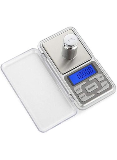 Digital Pocket Scale 100G 500G 0 01G Digital Scales Libra Jewelry Balance Weight Gram LCD Mini Pocket Scales Electronic Scales Weight Kitchen Scales-100Gx0.01G