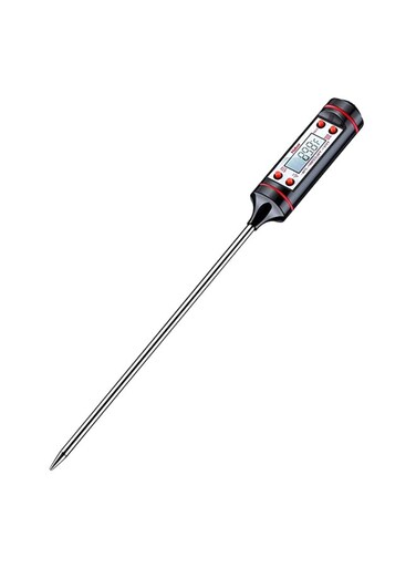 Digital Thermometer Black/White/Red 40x60x2cm