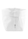 DuraLux 6.3 x 9.8 Inch Washable Grocery Bag, 1 Heavy-Duty Paper Bag Flower Pot - Reusable, Store Produce, White Paper Sustainable Shopping Bag, For Organizing Pantries Or Kitchens