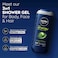 NIVEA MEN 3in1 Shower Gel Body Wash Energy 24h Fresh Masculine Scent 250ml