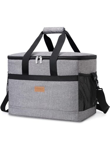 Lifewit Soft Cooler Bag with Hard Liner, Large Insulated Picnic Lunch Bag Box Soft-Sided Cooling Bag for Camping/BBQ/Family Outdoor Activities