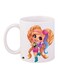 Hairdorables Doll Printed Coffee Mug White/Gold/Purple