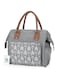 BBAVATAR Lunch Bag for Women &amp; Men, Large Insulated Lunch Box Cooler Tote Bags, Leakproof Thermal w/Front Zipper Pocket, Water Resistance Container for Work School Travel (Gray- 27x16.9x26.9cm)