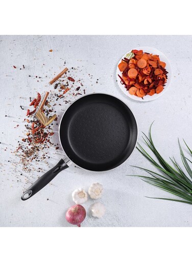 Aluminium Frying Pan Red/Silver/Black 26 CMcm