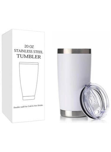 Wall Vacuum Insulated Travel Mug White
