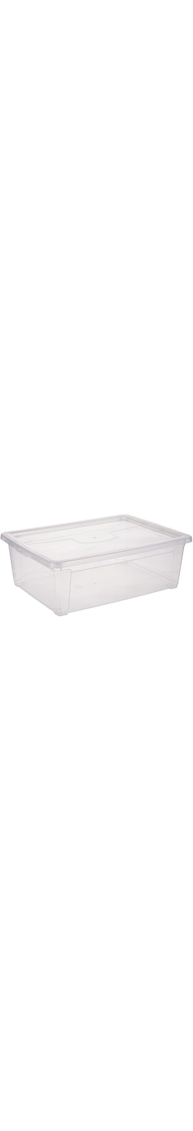 DEA Art 332 11 Litre Medium Easy Storage Box, Transparent