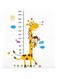 Cartoon Giraffe Kids Growth Chart Height Measure For Home/kids Rooms Diy Wall Stickers
