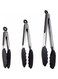 Pack Kitchen Tongs with Silicone Tips, Premium Silicone BPA Free Non-Stick Stainless Steel BBQ Cooking Grilling Locking Food Tongs, 7-Inch 9-Inch &amp; 12-Inch