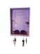 NOSKIN Key Holder, Mounted Entryway Organizer, Key Holder for Wall, Wooden Decorative Home, Bathroom, Living Room and Office (Purple)