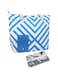 YASAHNG Beach Wine Purse, Wine Tote Bag with Hidden Dispenser/Insulated Compartment, Portable Carrying Carrier Bag, for Movies, Concerts, Beaches, Swimming Pools, Shopping (Blue)
