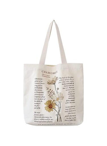 BROADREAM Jutebeutel Bedruckt Vintage, Jute Beutel, Einkaufstasche Bag, Canvas Tote Bag Aesthetic Vintage Taschen Gro Umhngetasche Stofftaschen fr Damen Uni Arbeit
