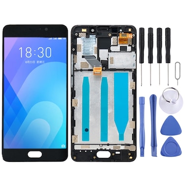 LCD Screen and Digitizer Full Assembly with Frame for Meizu M6 Note &ndash; Black