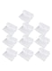 Yardwe 10pcs Aquarium Lid Clips, 8mm Clear Acrylic Fish Tank Lid Holder Aquarium Cover Support Clamps for Rimless Aquarium Glass Top, Plastic Fish Tank Cover, Aquarium Hoods