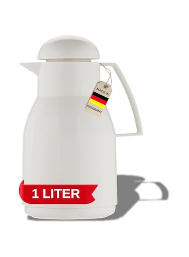 Helios Top Vacuum Jug White 1 Litre, 30 x 30 x 25.7 cm