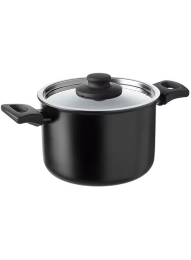 Pot With Lid, Black3 L