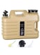 Water Storage Container, 18.5Lcapacity Portable Water Bottle with Detachable Tap for Outdoor Camping